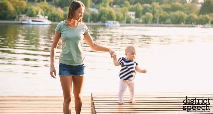 how parents can help teach their baby to walk | District Speech & Language Therapy | Washington D.C. & Arlington VA